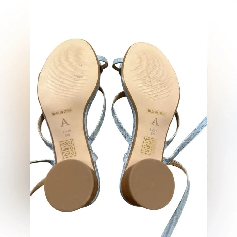 Anthropologie Blue Sandals size 8.5‎